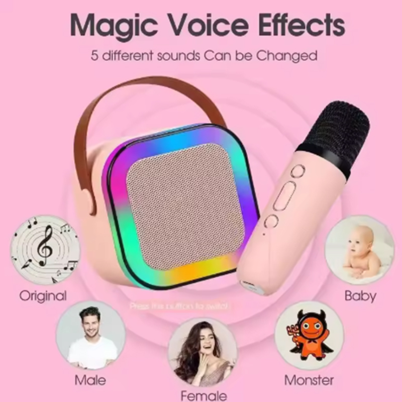 Microphone Capsule - جهاز كاريوكي K12 محمول مع نظام