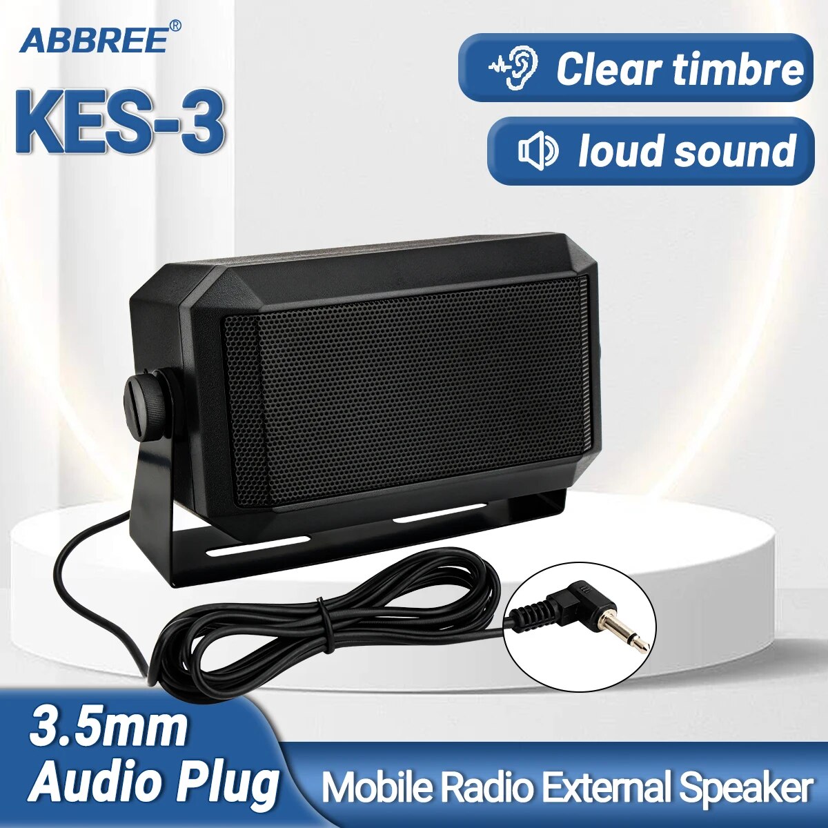 Speaker Terminal - ABBREE مكبر صوت خارجي مستطيل الماسحات