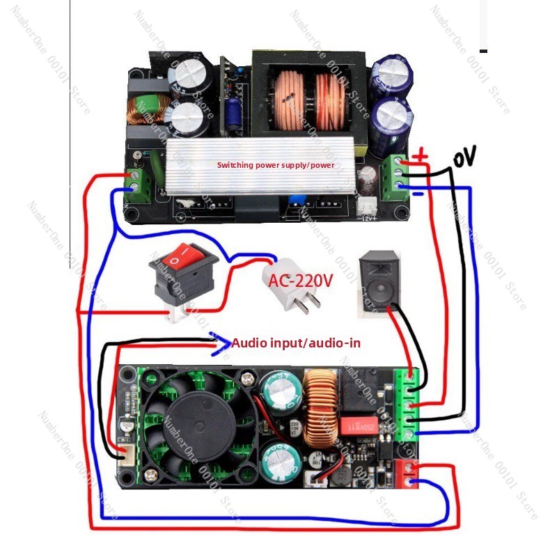 Hifi Amplifier Board - لوحة مكبر صوت أحادي من الفئة