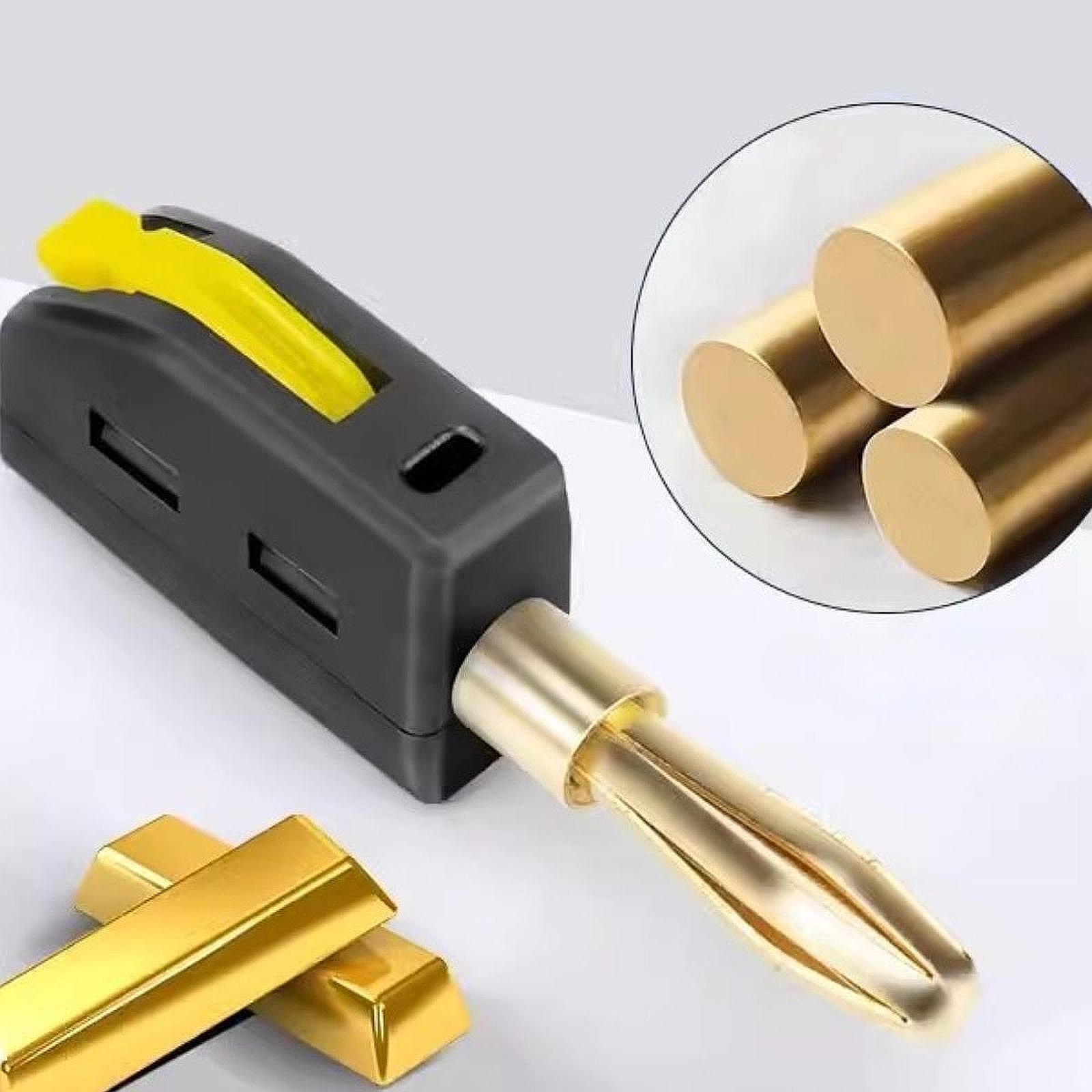 Banana Plug - قابس موز صغير قابل للتكديس مقاس