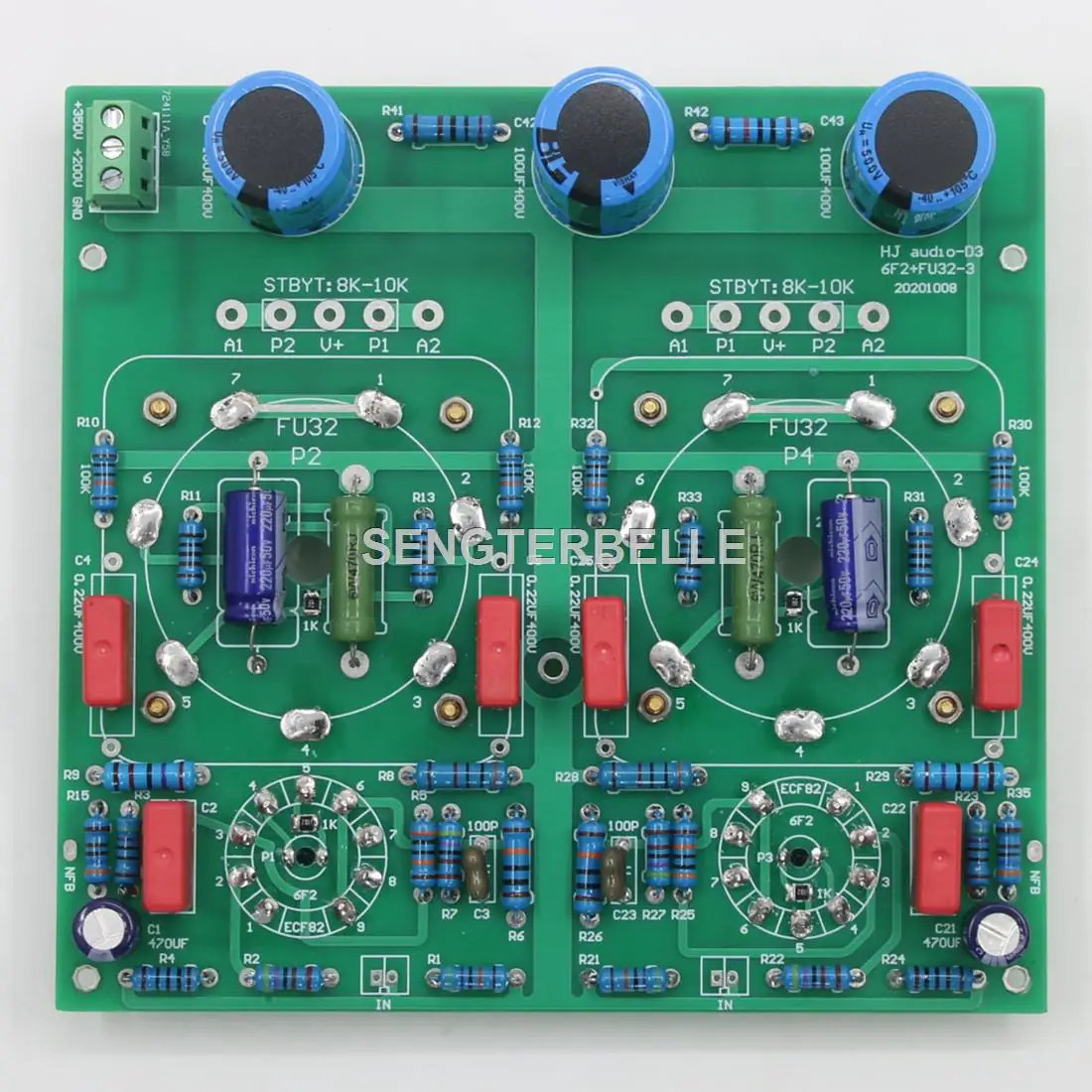 Hifi Amplifier Board - HiFi FU32 + 6F2 ستيريو مُضخّم