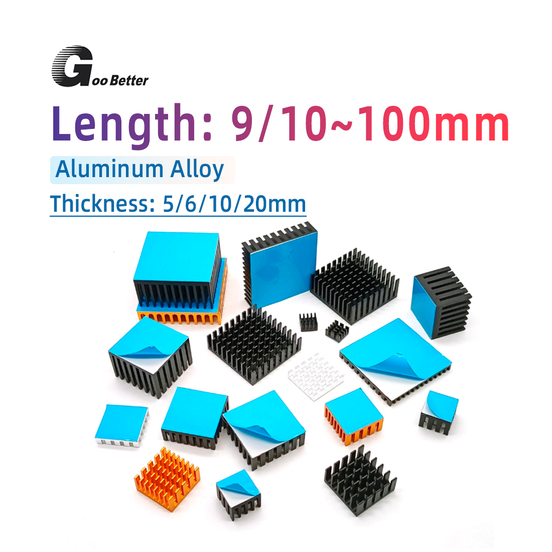 Heatsink Aluminum - مشتت حراري من الألومنيوم لتبريد الرقائق