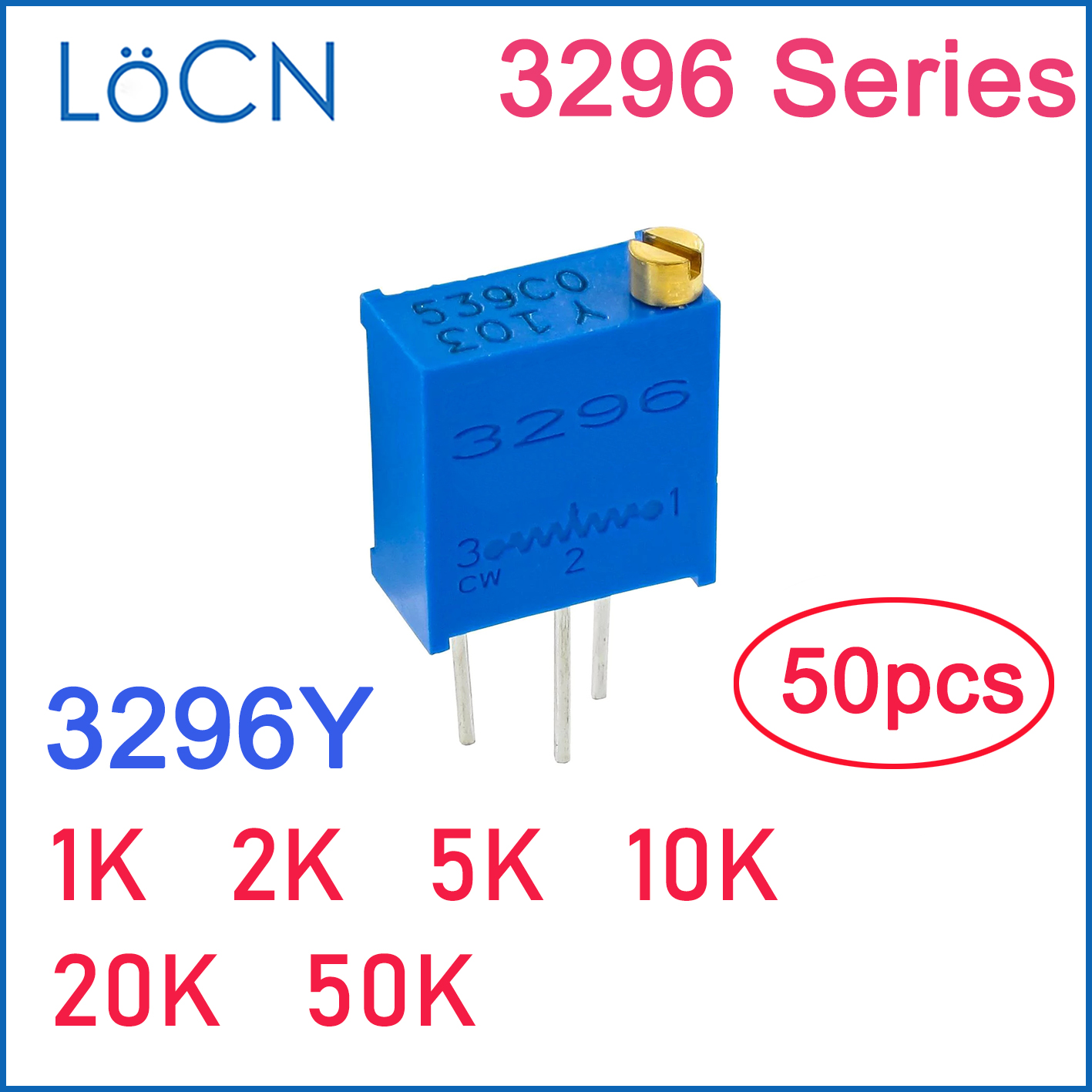 Potentiometer 10K - 3296Y 1K 2K 5K 10K 20K