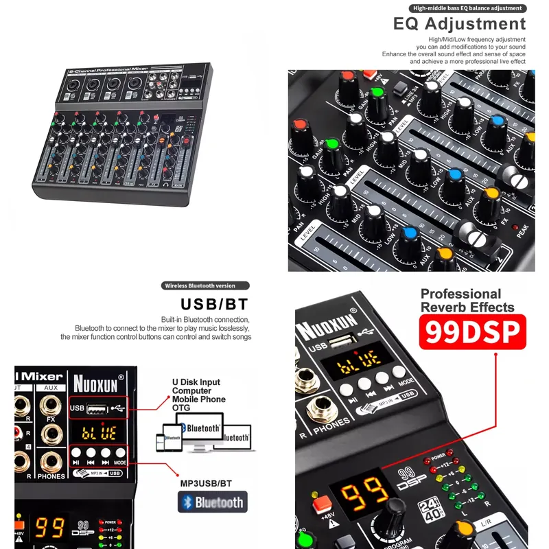 Audio Interface - جهاز مزج الصوت، لوحة تحكم صوتية،