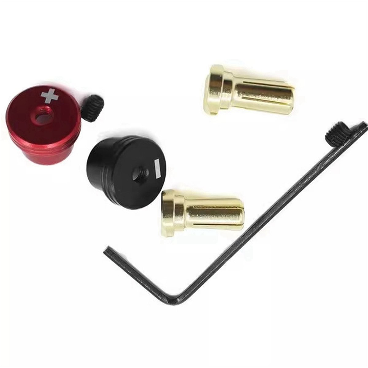 Banana Plug - مجموعة موصلات معدنية صلبة T34C بدون