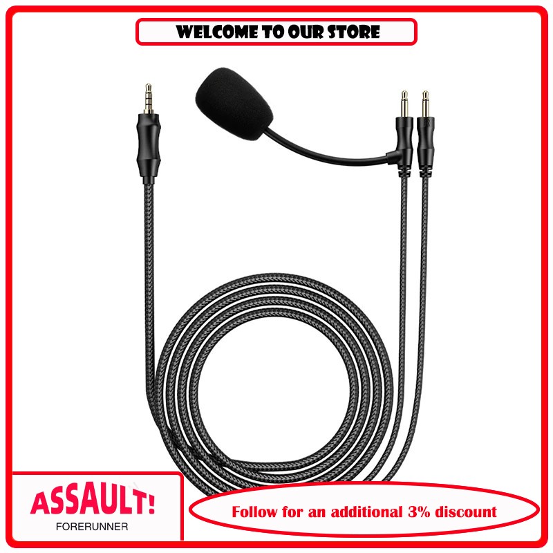 Trs Cable - سماعات ألعاب FiiO LL-3.5A مع ميكروفون