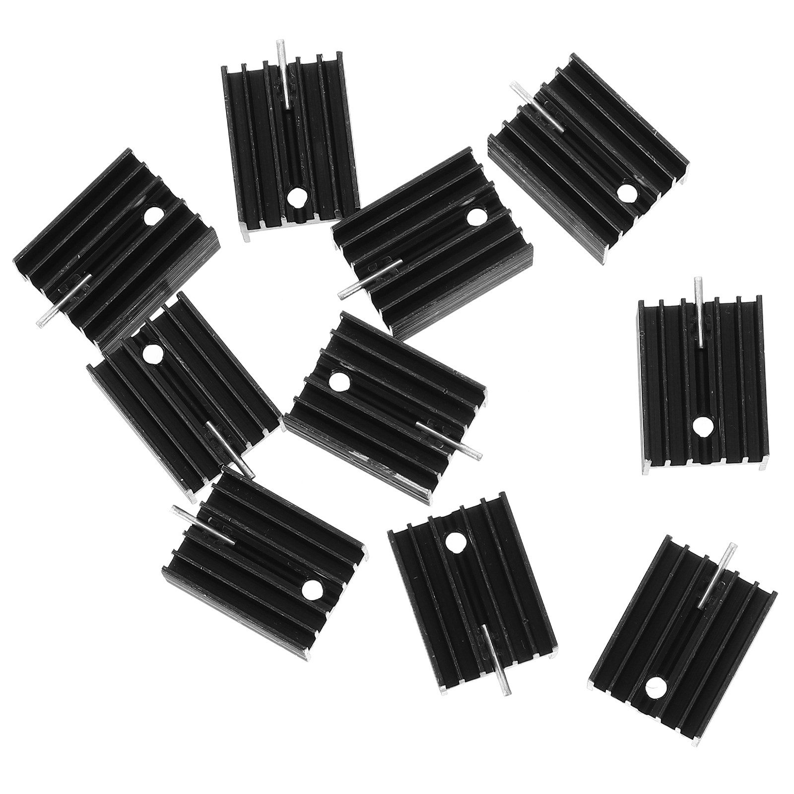 Heatsink Aluminum - مجموعة من 10 قطع من مشتتات