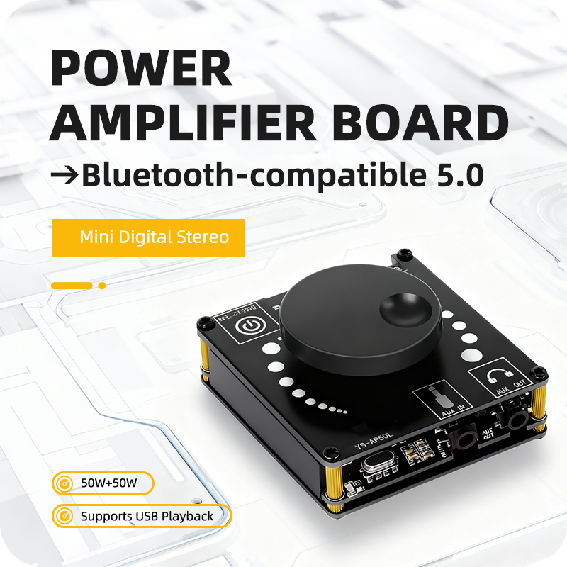 Hifi Amplifier Board - لوحة مكبر صوت رقمي ستيريو 50WX2