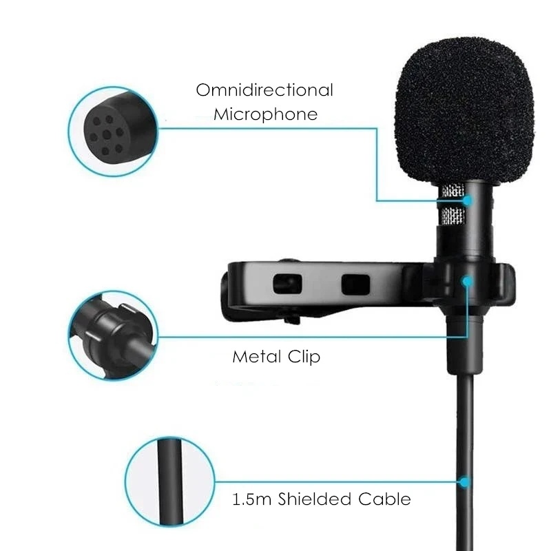 1-5 قطع من الميكروفونات المحمو - مراجعة Microphone Capsule وسعره