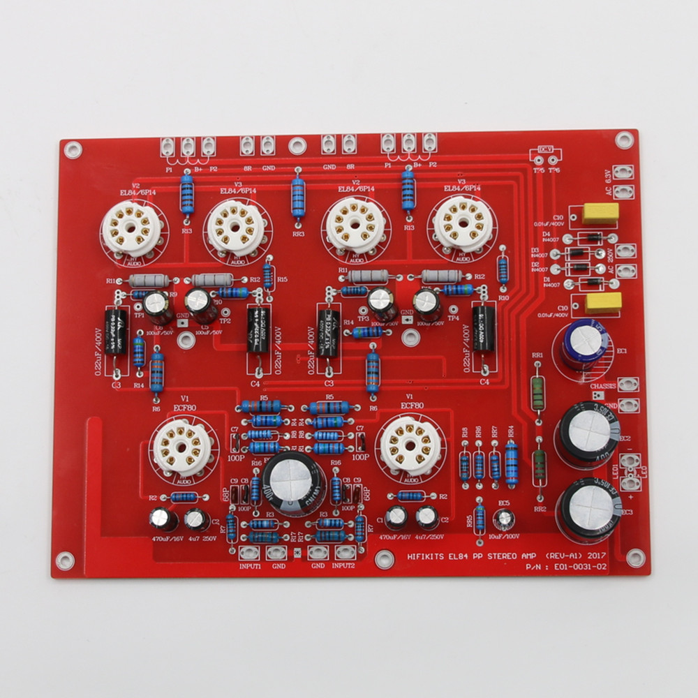 لوحة مكبر صوت ستيريو HiFi EL84 - مراجعة Hifi Amplifier Board وسعره