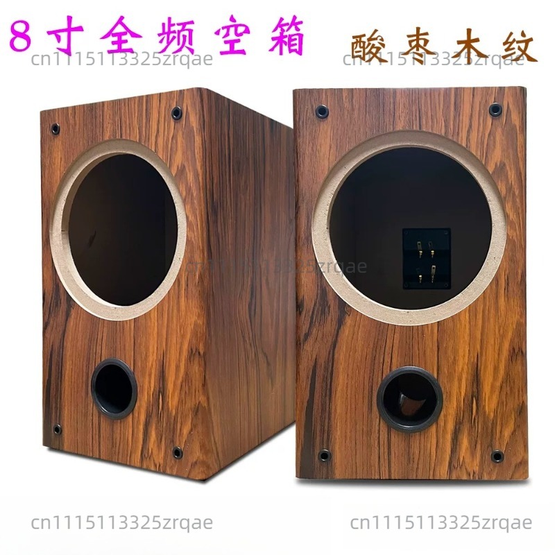 صندوق سماعات خشبي فارغ مقاس 8  - مراجعة Diy Speaker وسعره