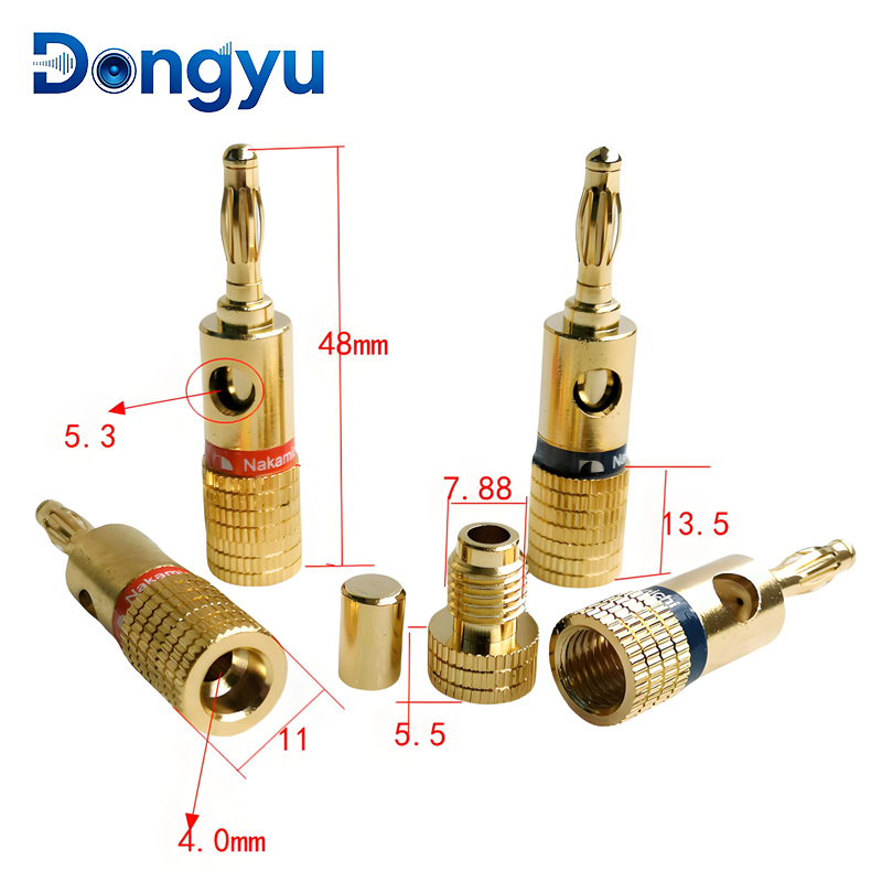 موصلات مقبس ناكاميتشي 4 مم مطل - مراجعة Banana Plug وسعره