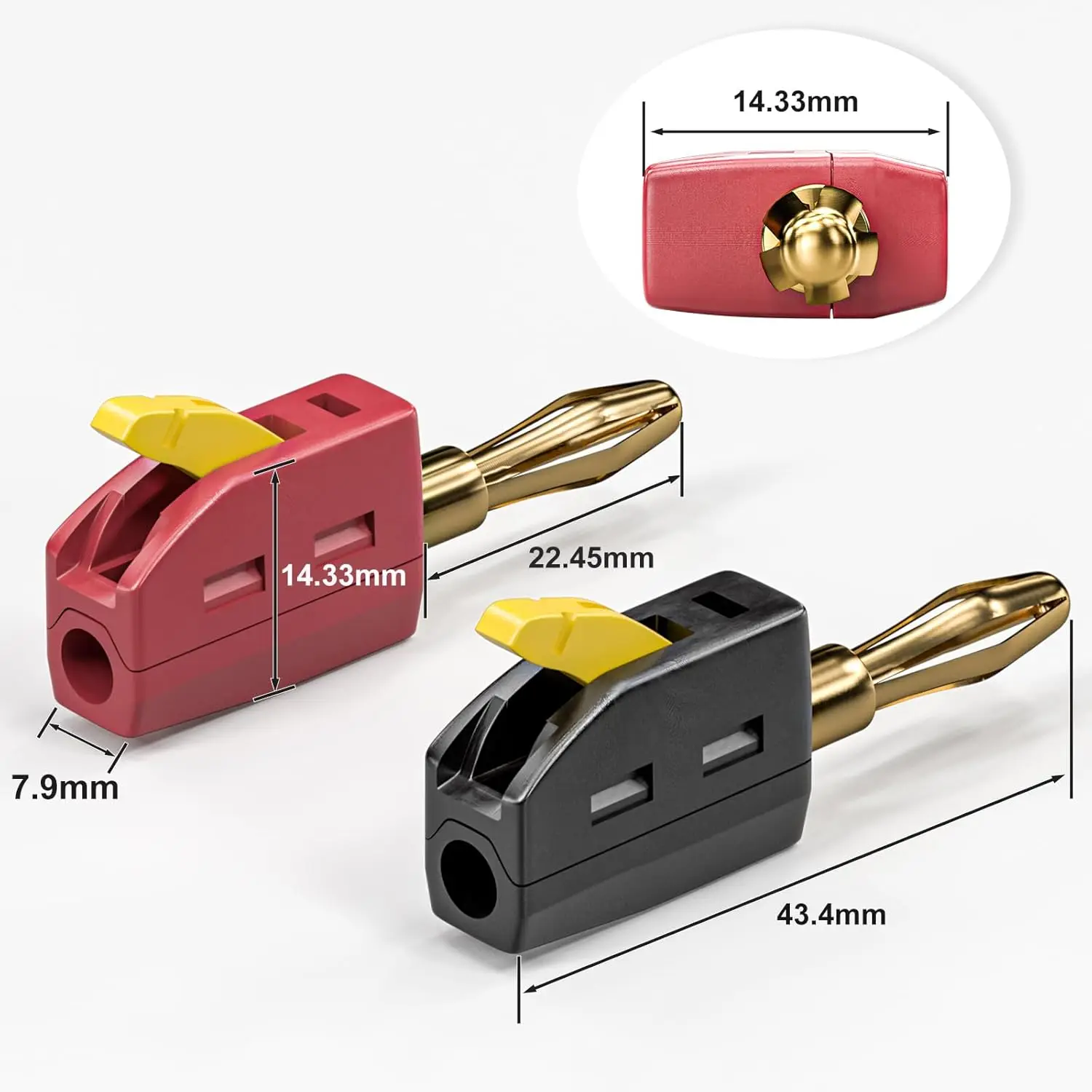 موصلات موز محمولة 32 أمبير 4 م - مراجعة Banana Plug وسعره
