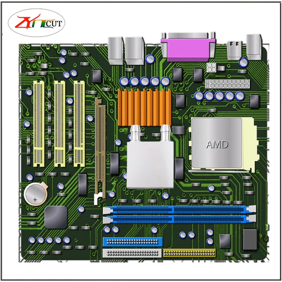 40 80 مللي متر وحدة المعالجة ا - مراجعة Heatsink Aluminum وسعره