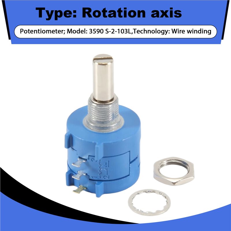 M01K 3590S-2-103L مقياس جهد دو - مراجعة Potentiometer 10K وسعره