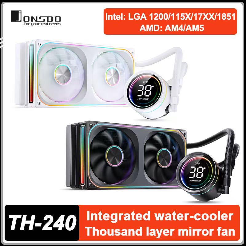مبرد مائي للمعالج JONSBO TH-24 - مراجعة Heatsink Aluminum وسعره