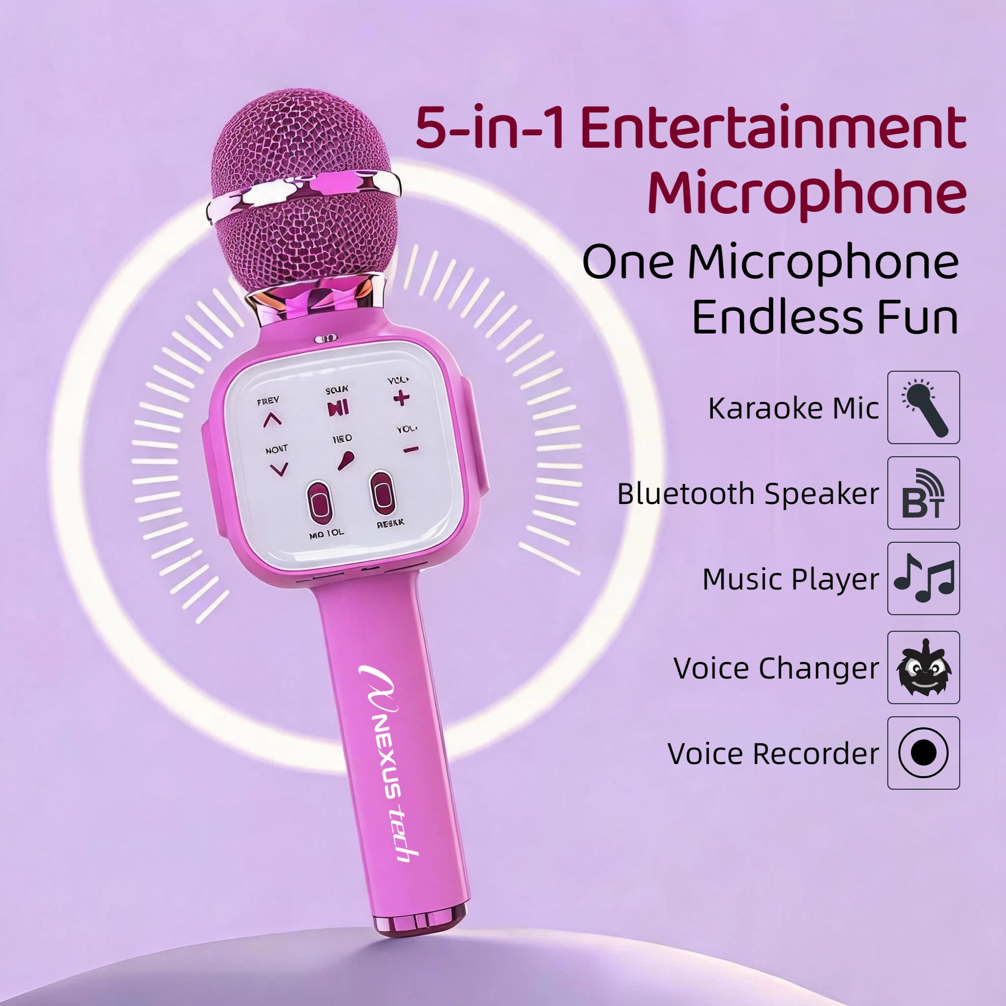 ميكروفون كاريوكي لاسلكي بتقنية - مراجعة Speaker Kit وسعره