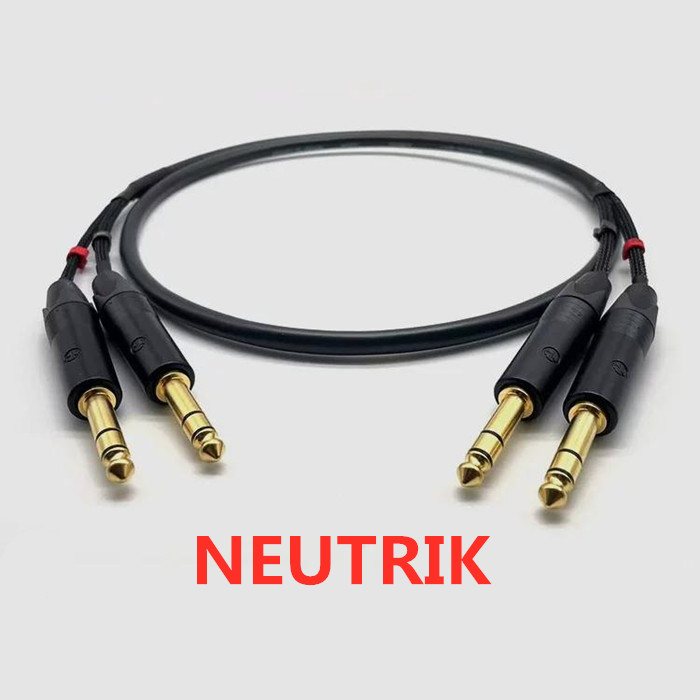 كابل صوت ستيريو متوازن NEUTRIK - مراجعة Trs Cable وسعره