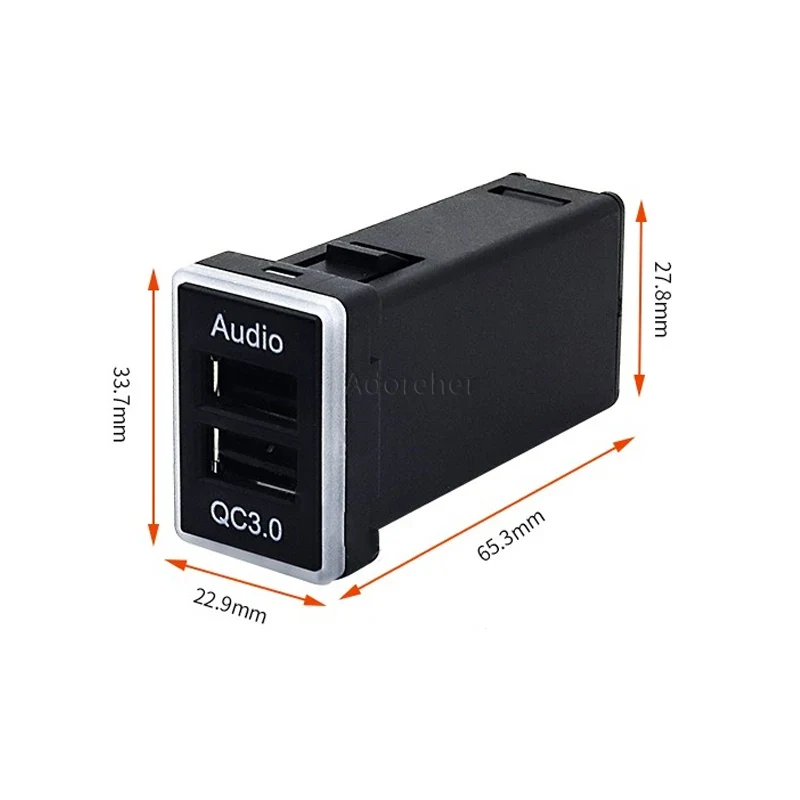 1 قطعة شاحن سيارة سريع الصوت Q - مراجعة Audio Interface وسعره
