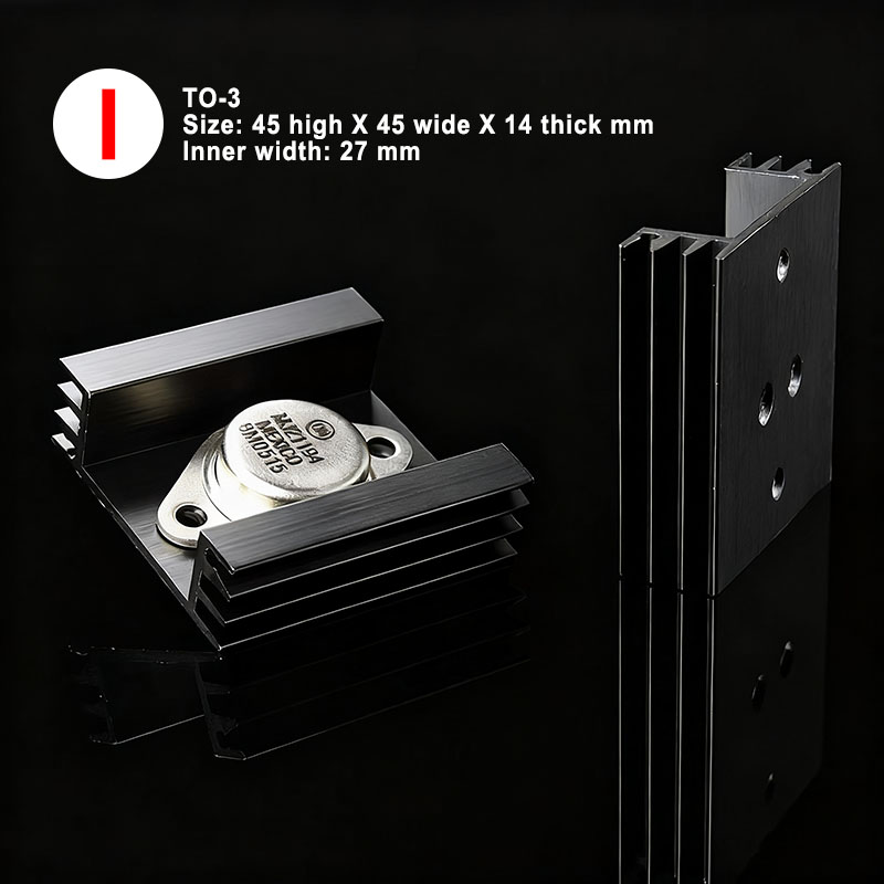 5 قطع مشعاع ألومنيوم ل OP AMP  - مراجعة Heatsink Aluminum وسعره