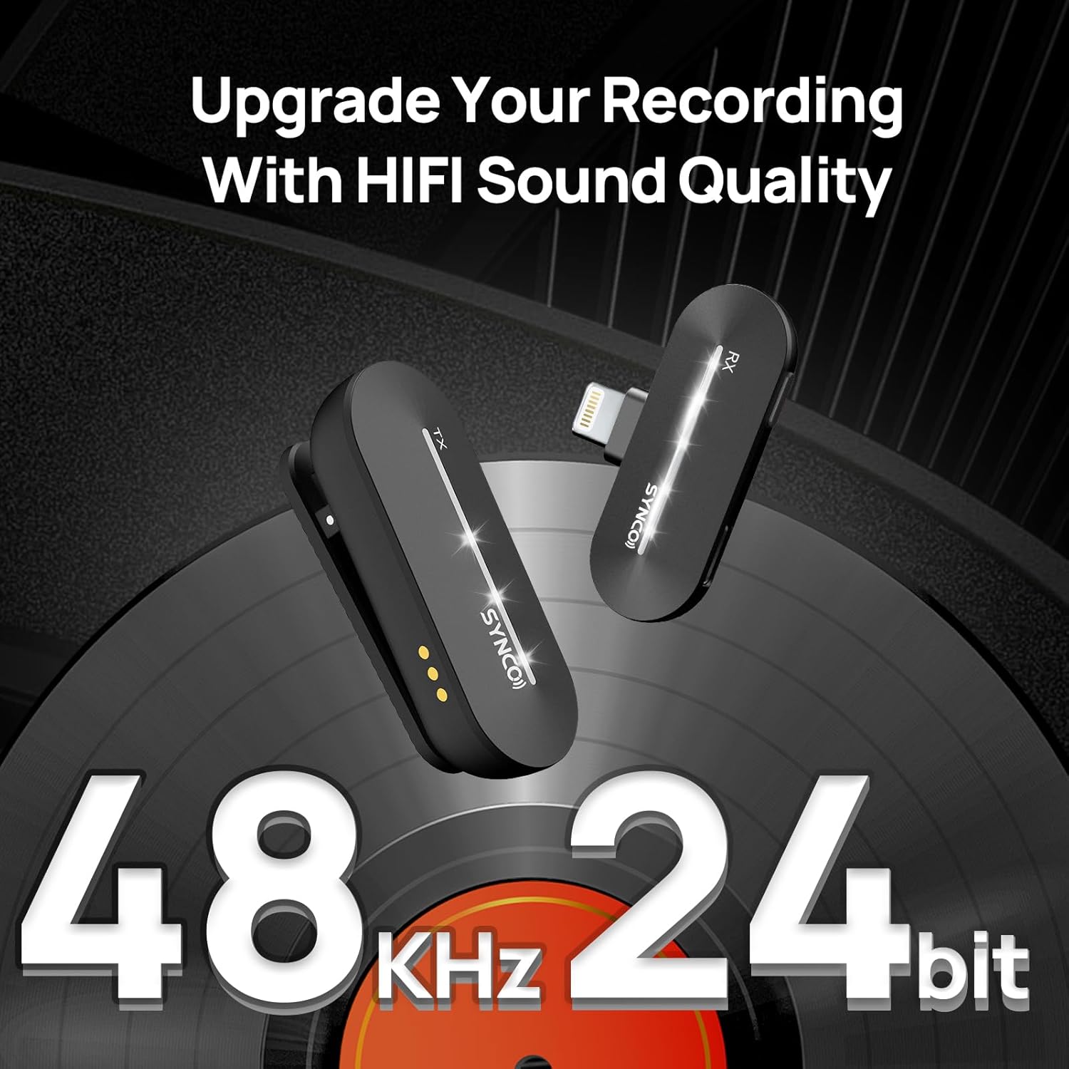 ميكروفون لافالير لاسلكي SYNCO  - مراجعة Condenser Microphone Kit وسعره