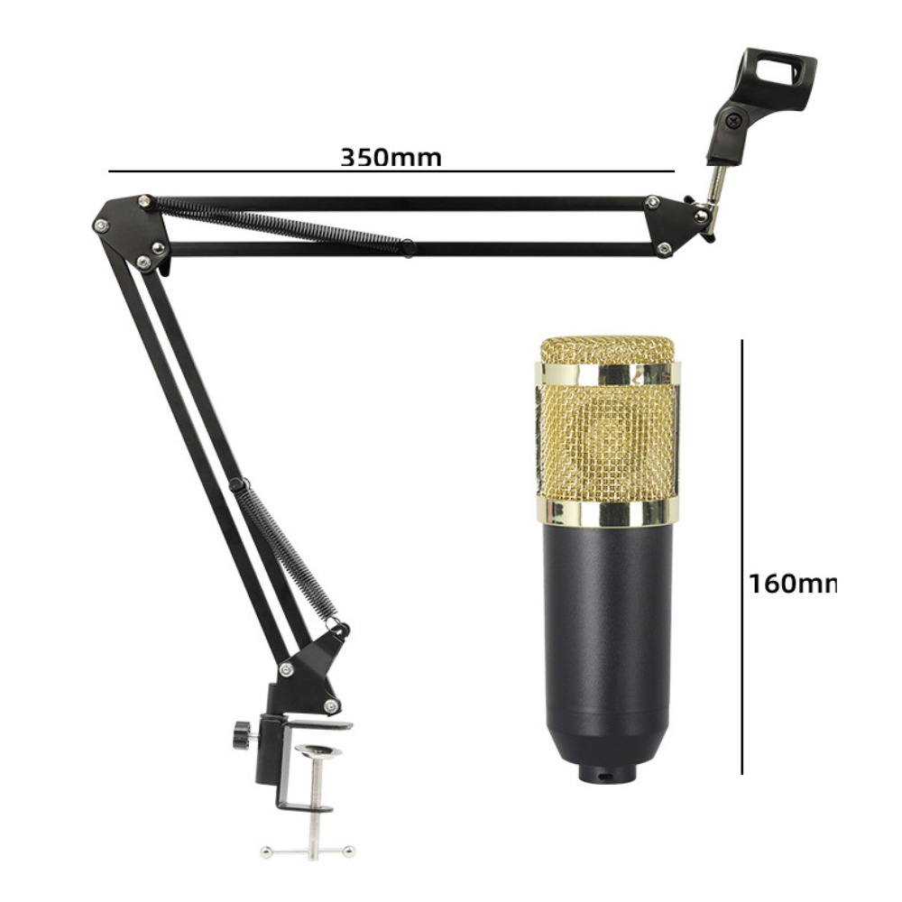 طقم ميكروفون مكثف BM800 للبث ا - مراجعة Condenser Microphone Kit وسعره