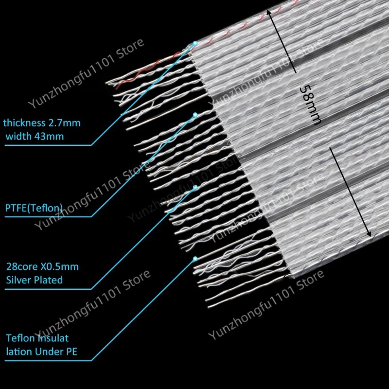 كابل سماعات 8N OCC مطلي بالفضة - مراجعة Speaker Wire وسعره