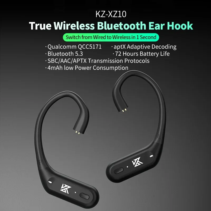 سماعات أذن KZ XZ10 بلوتوث 5.3  - مراجعة Headphone Parts وسعره