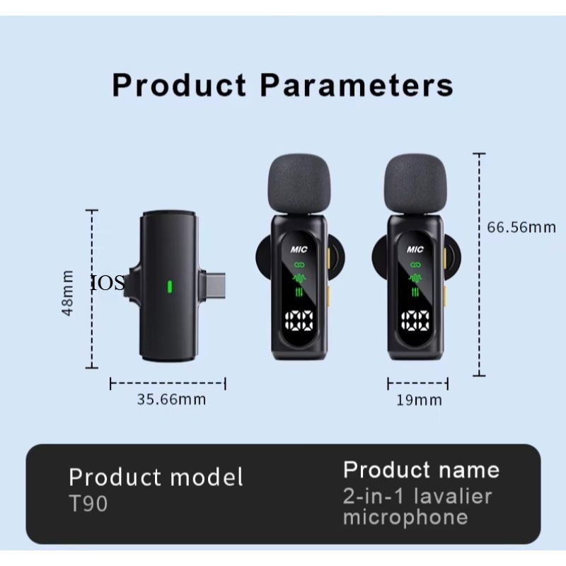 ميكروفون لافالير لاسلكي صغير ل - مراجعة Condenser Microphone Kit وسعره