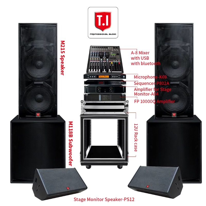 مكبر صوت PA احترافي بقوة 800 و - مراجعة Full Range Speaker وسعره