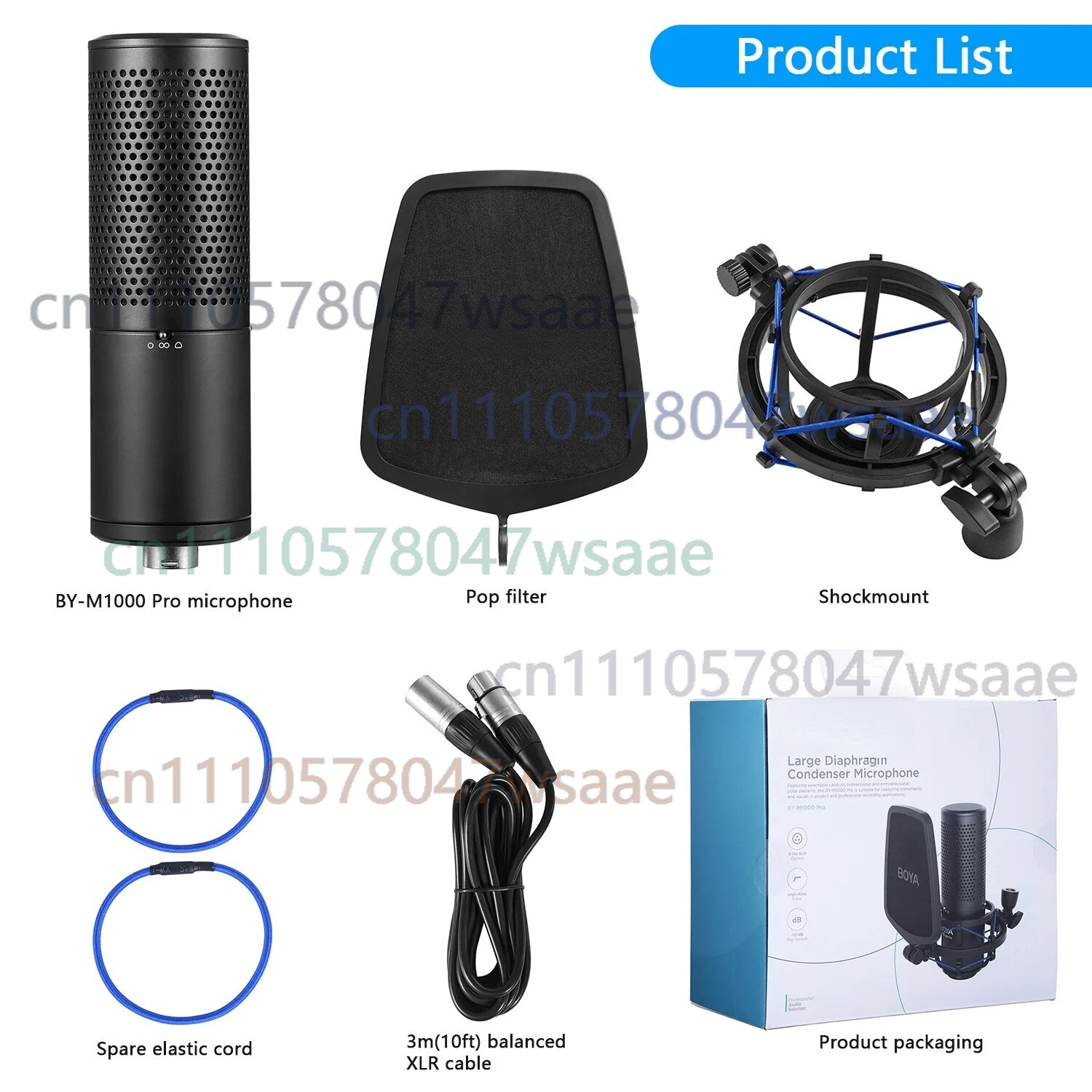 ميكروفون استوديو مكثف ذو غشاء  - مراجعة Condenser Microphone Kit وسعره