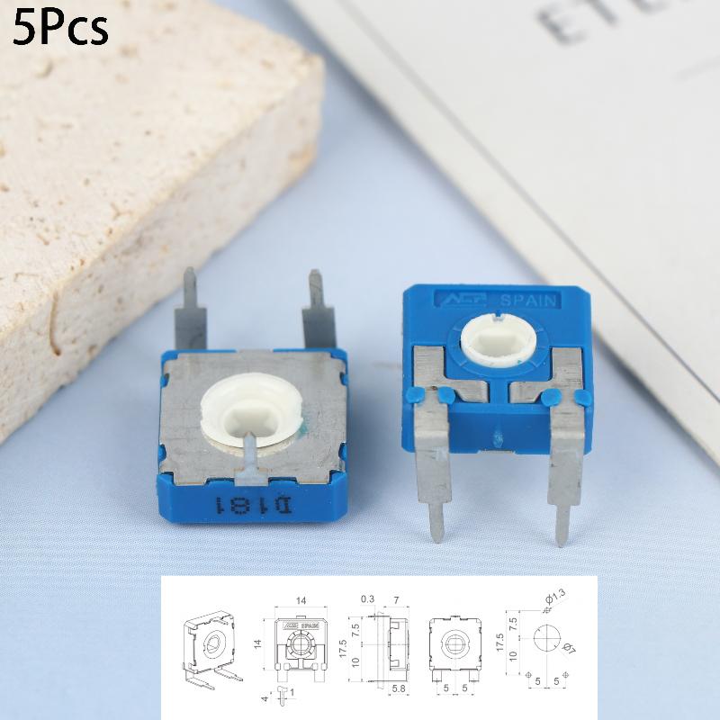 جديد: 5 قطع من مقياس الجهد الق - مراجعة Potentiometer 10K وسعره