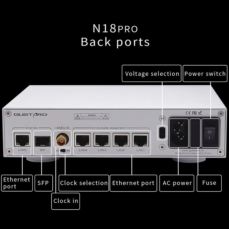 محول إيثرنت شبكة N18 و N18pro  - مراجعة Audio Interface وسعره