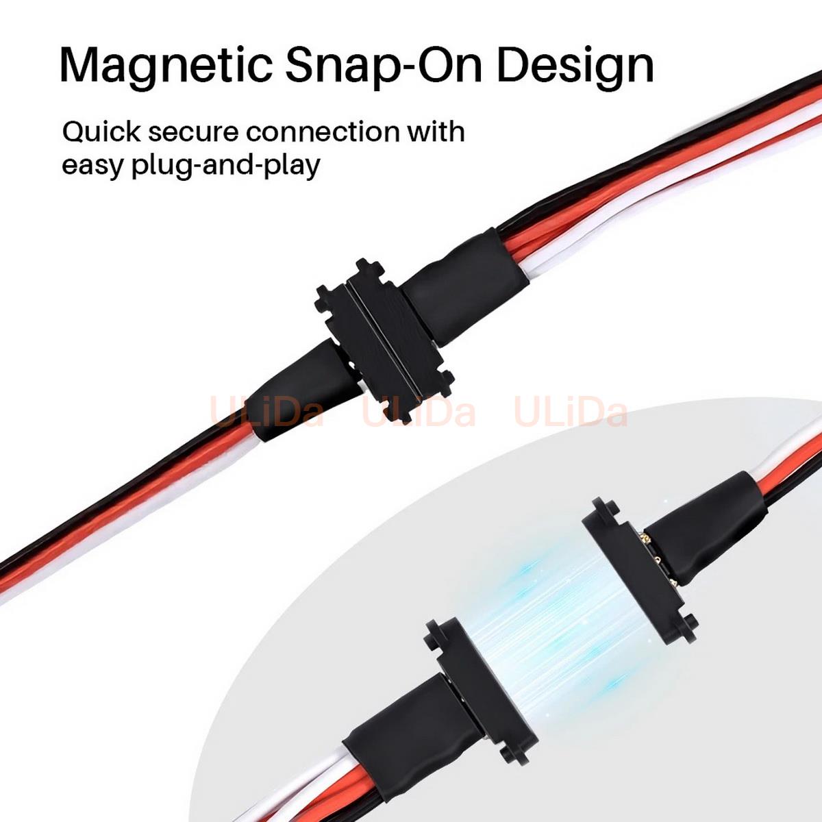 3-Pin المغناطيسي المفاجئة على  - مراجعة Rca Cable وسعره