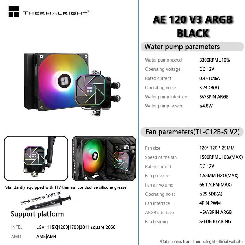 مبرد سائل مبرد بالماء الحراري  - مراجعة Heatsink Aluminum وسعره