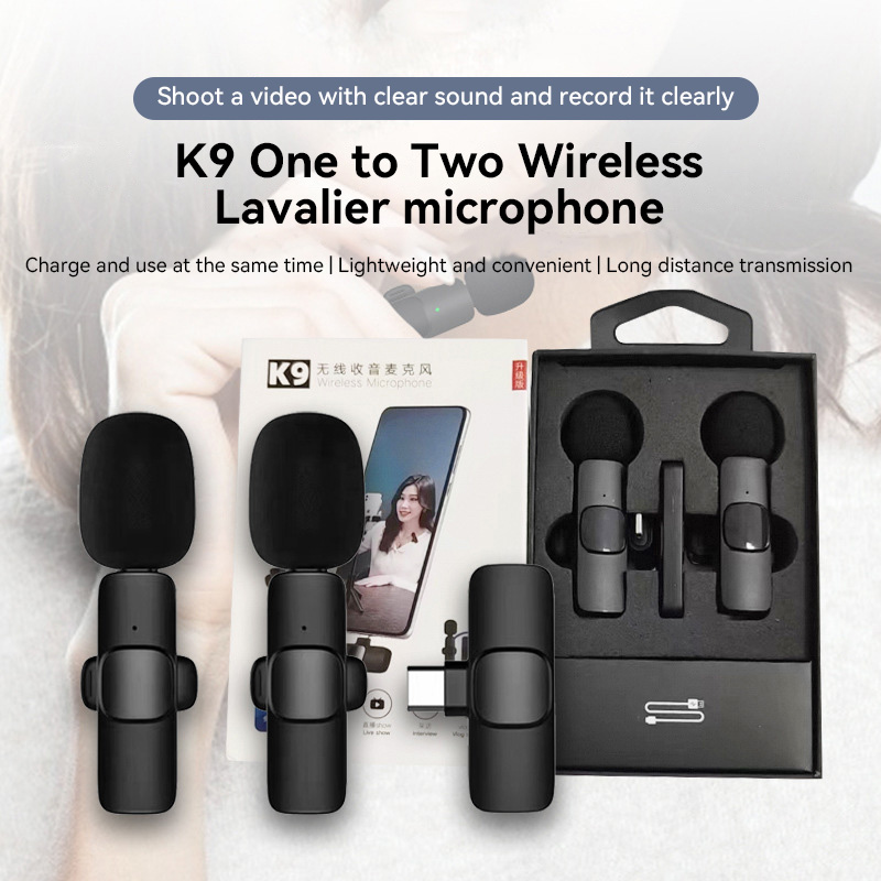 ميكروفون لاسلكي صغير مزود بخاص - مراجعة Condenser Microphone Kit وسعره